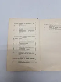 Diverse ældre originale tjeneste bestemmelser, reglementer mm.