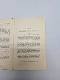 Diverse ældre originale tjeneste bestemmelser, reglementer mm.