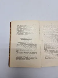 Diverse ældre originale tjeneste bestemmelser, reglementer mm.