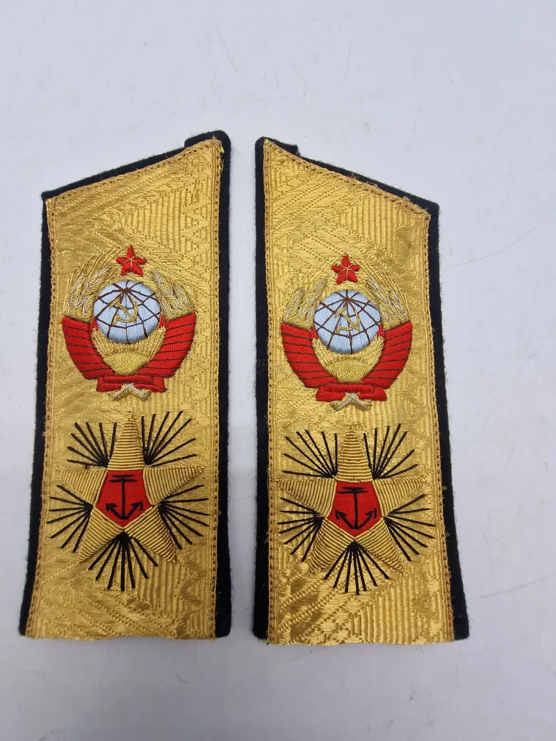 Originalt sæt USSR skulderstropper for Admiral