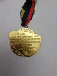 Original tysk DDR soldatenfestspiele medalje