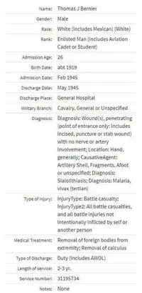 Originalt ww2 Purple Heart - navngivet