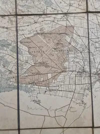 Ældre dansk militær kort - m23 brugt 9 April 1940 Sønderjylland