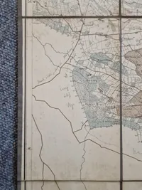 Ældre dansk militær kort - m23 brugt 9 April 1940 Sønderjylland