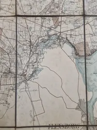 Ældre dansk militær kort - m23 brugt 9 April 1940 Sønderjylland