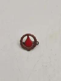 Lot diverse røde kors og donor pins