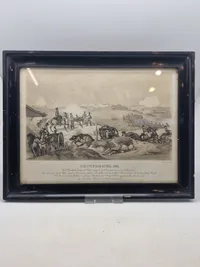 Originalt kobberstik - Slesvig den 23 april 1848