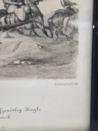 Originalt kobberstik - Slesvig den 23 april 1848