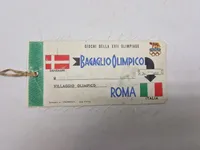 Originalt olympic games in Rome, olympic passport fra dansker