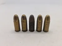 Samling 9 mm eksercerpatroner fra ww2 mm.