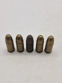 Samling 9 mm eksercerpatroner fra ww2 mm.