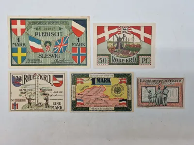Samling bysedler sønderjylland 1920