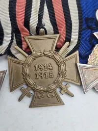 Original Tysk WW1 og WW2 spange