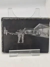 *Samling originale glasnegativer WW2 Tysk waffen SS