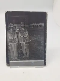 *Samling originale glasnegativer WW2 Tysk waffen SS