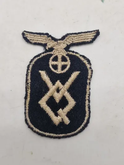 Originalt Ärmelmärke Førergarden NS Norge WW2 Ekstremt sjældent