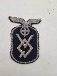 Originalt Ärmelmärke Førergarden NS Norge WW2 Ekstremt sjældent