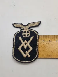 Originalt Ärmelmärke Førergarden NS Norge WW2 Ekstremt sjældent