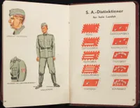 Originale Danske D.N.S.A.P kravespejle fra Stormtropperne Gruppefører WW2, Ekstremt sjældne