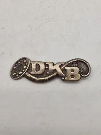 Originalt DKB mærke og DSB mærke, ww2