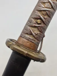 Original WWII Japanese Army Type 95 NCO Sword matching numbers
