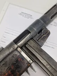 Sjælden original deaktiveret Suomi KP/-31 maskinpistol WW2 med danske papirer fra 2024