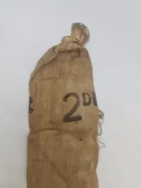 Tysk WWII - krudtpose af stof til granat: s. 10cm K18