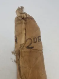 Tysk WWII - krudtpose af stof til granat: s. 10cm K18
