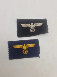 Tysk WWII - 2 stoførne til skråhuer - 1 Krigsmarine og 1 Wehrmacht Heer Panzer - efterkrigs