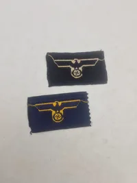 Tysk WWII - 2 stoførne til skråhuer - 1 Krigsmarine og 1 Wehrmacht Heer Panzer - efterkrigs