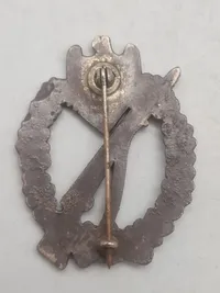 Tysk WWII - Infanteri-kamptegn i bronze - som bla. blev givet til flere fra Frikorps Danmark - efterkrigs