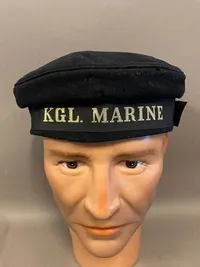 Original tidlig dansk marinehue, nyere bånd
