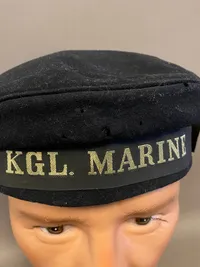 Original tidlig dansk marinehue, nyere bånd