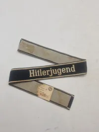 Tysk WWII - SS-ærmestribe fra 12. SS-Panzer-Division Hitlerjugend - efterkrigs