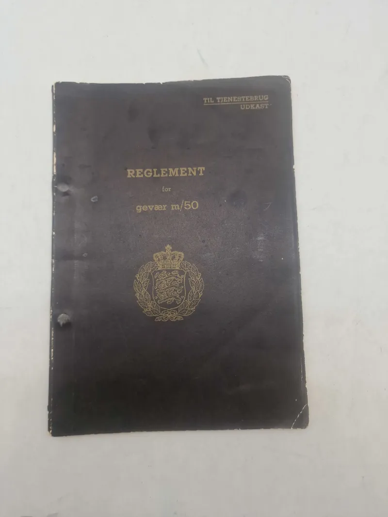 Reglement for gevær m/50