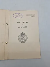 Reglement for gevær m/50