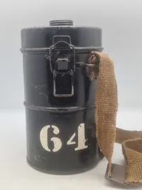 Originalt M/31 gasmaske hylster med anden maske