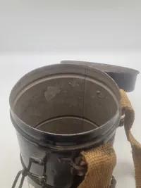 Originalt M/31 gasmaske hylster med anden maske