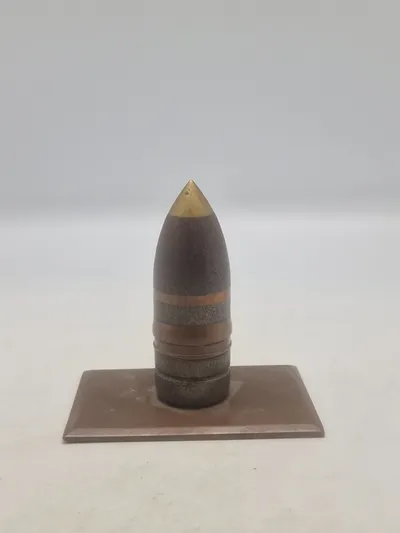 Original 37 mm Hotkiss granat, lavet som brevpresse