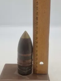 Original 37 mm Hotkiss granat, lavet som brevpresse