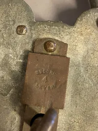 Original stor 18-tals hængelås med nøgle