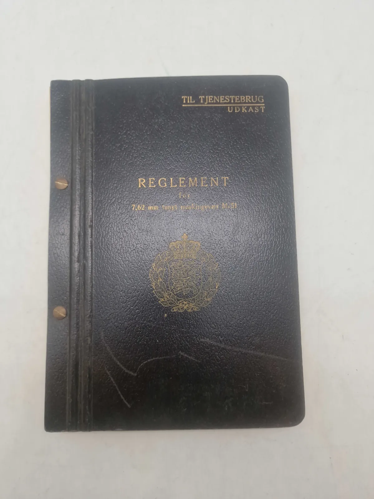 Reglement for 7,62 mm tungt maskingevær M/51