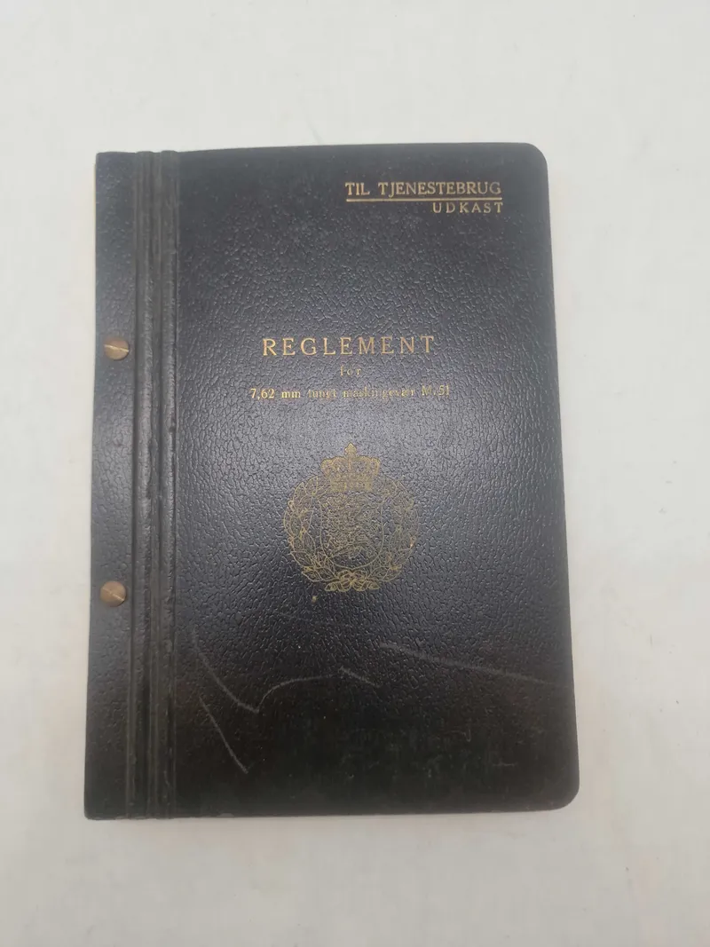 Reglement for 7,62 mm tungt maskingevær M/51