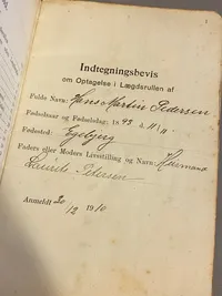 Original Soldaterbog 1914