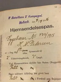 Original Soldaterbog 1914