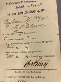 Original Soldaterbog 1914