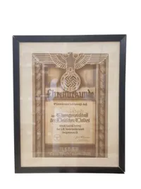 Originalt tysk "Ehrenurkunde"  (NSDAP)