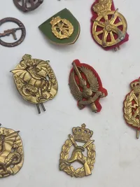 Lot diverse regimentsmærker