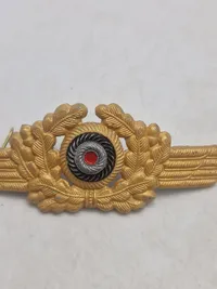 Original tysk Luftwaffe kokarde, bemalet
