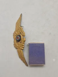 Original tysk Luftwaffe kokarde, bemalet